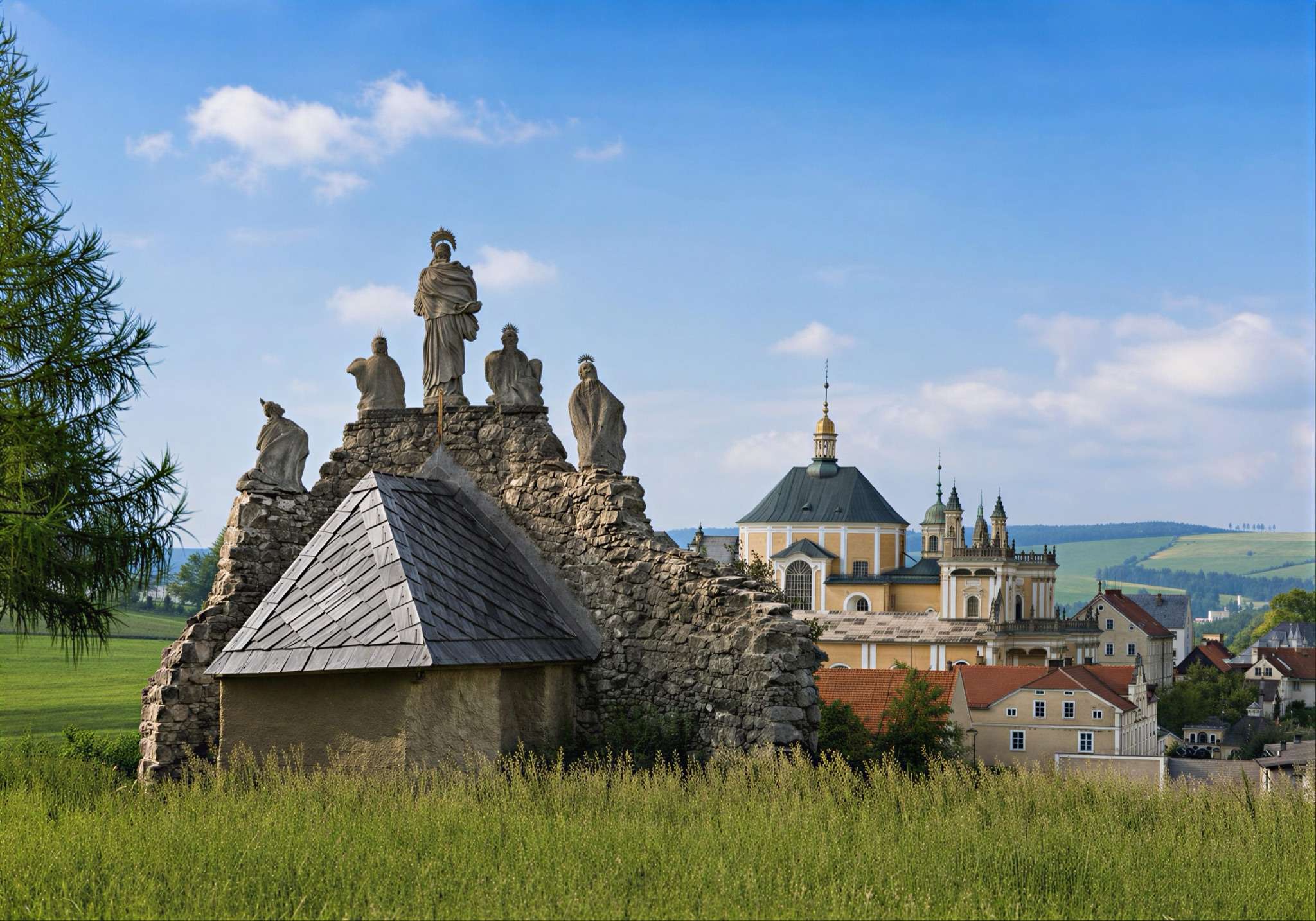 A roadside shrine in Silesia · 1930s restored with Forevi