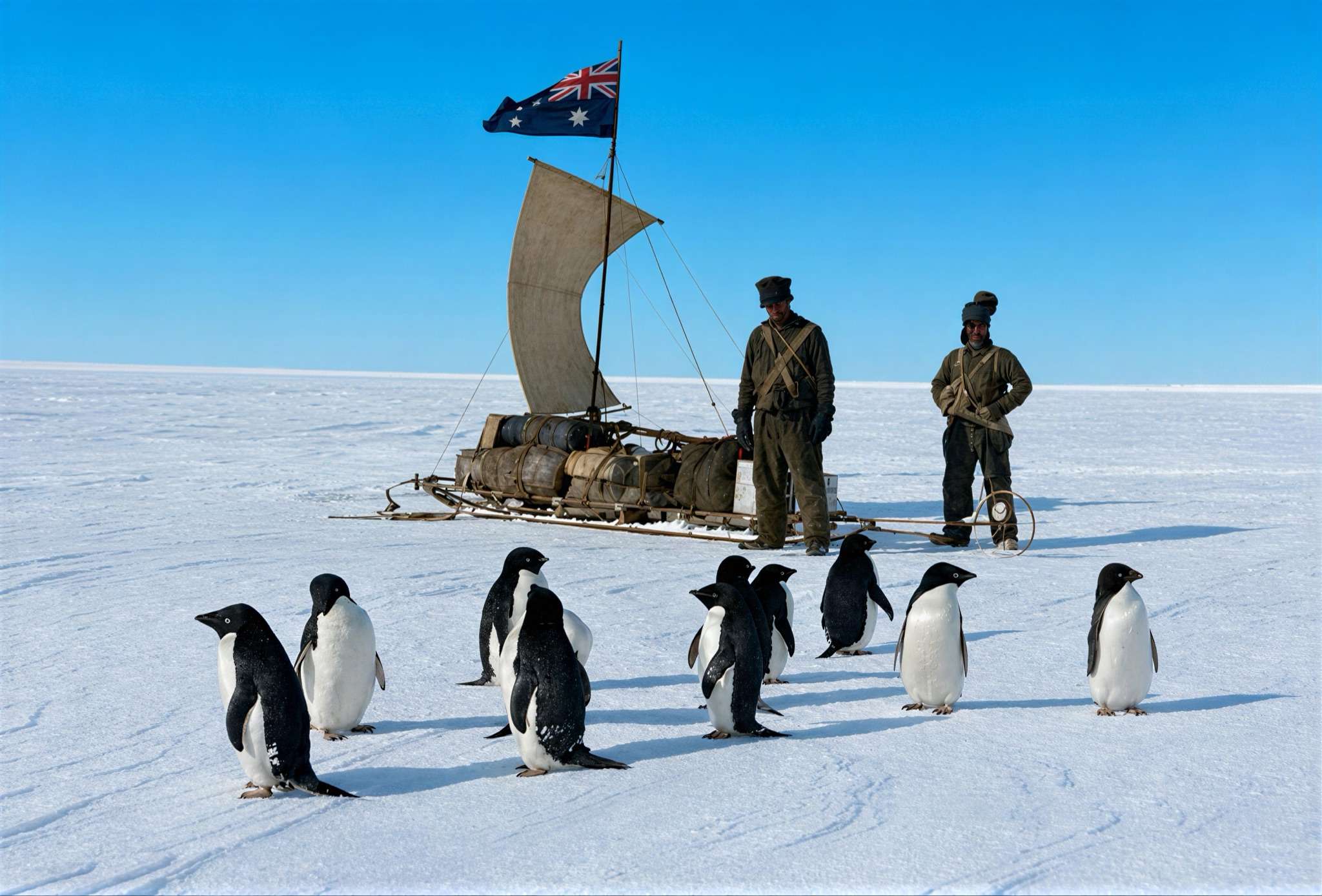 Meeting the penguins · 1912 restored with Forevi